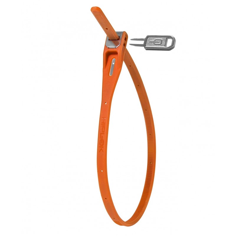 Hiplok Z-Lok Cable Tie Lock Orange (Key Lock)