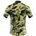 Hyve Full Camo Cycling Jersey With Triple Back Pocket
