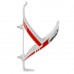 Ibera Aluminium Bottle Cage BC-14 White-Red