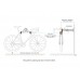 Ibera Bicycle Wall Hanger IB-ST4