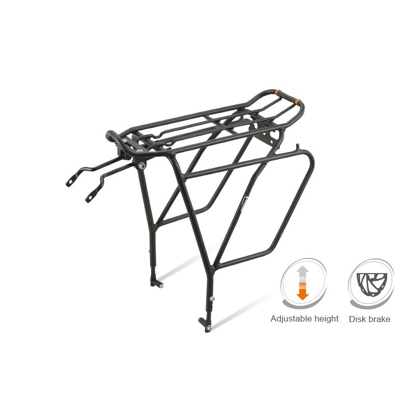 Ibera Pakrak Touring Bike Carrier Plus+ With Disk Brake Mounts IB-RA5