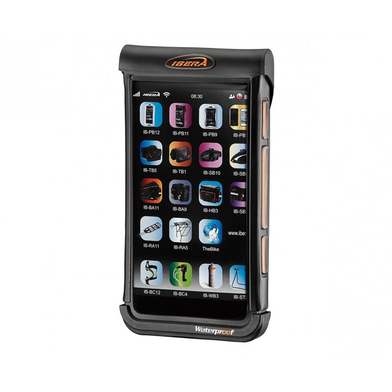 Ibera Waterproof Phone Case 4-5 inch Black-White IB-PB21Q5