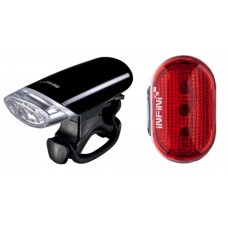 Infini Luxo Cycle Front & Rear Light Set