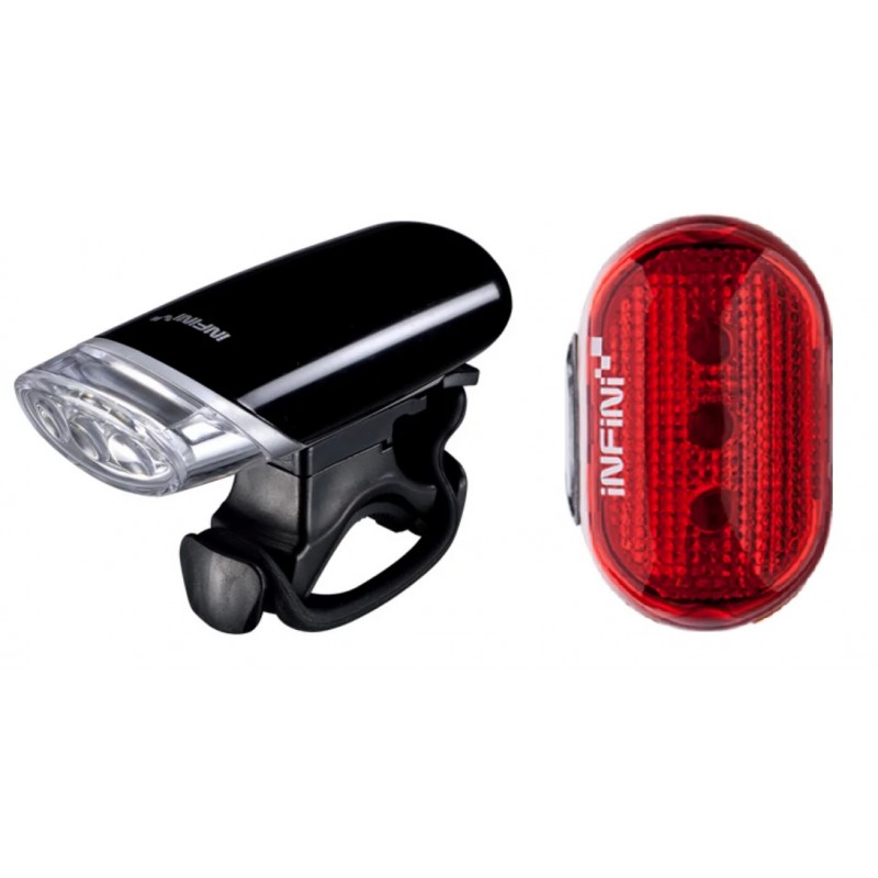 Infini Luxo Cycle Front & Rear Light Set