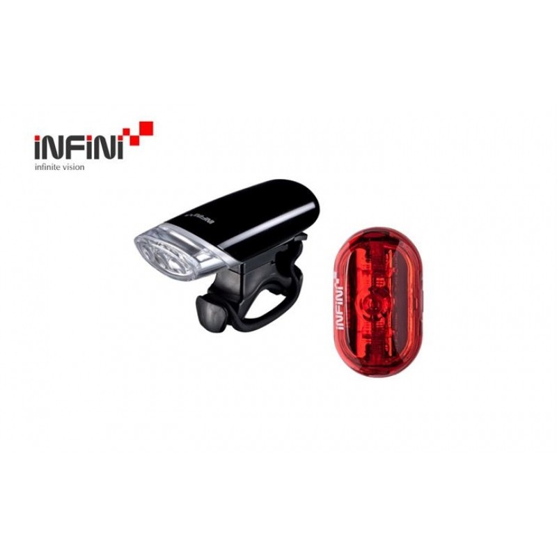 Infini Luxo Cycle Front & Rear Light Set