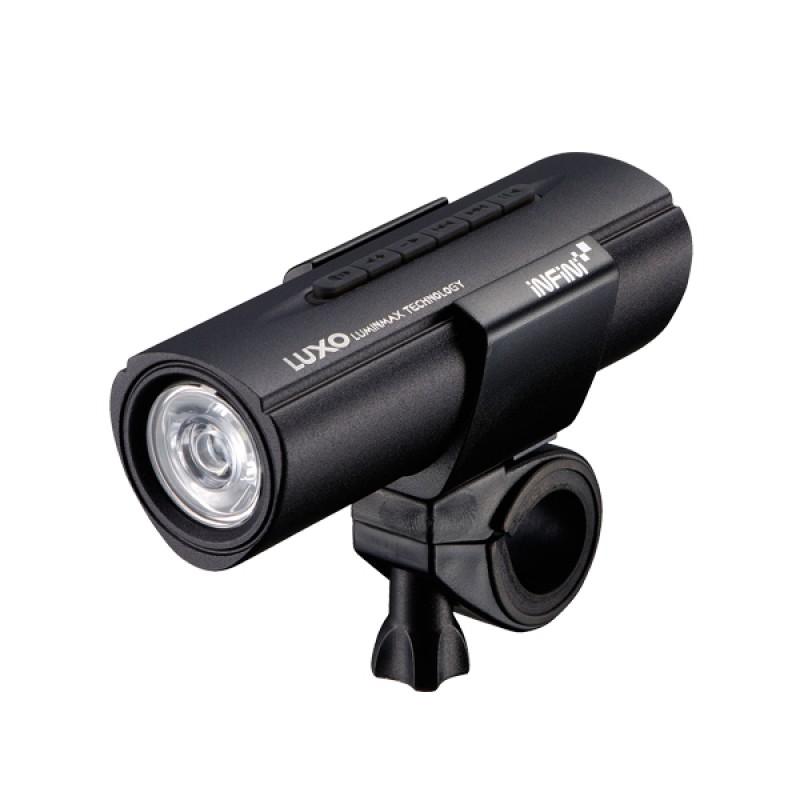 Infini Luxo MP3 Music Cycle Head Light Black I-109M