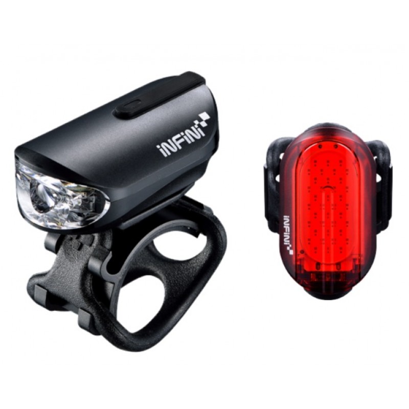 Infini Olley Cycle Front & Rear Light Set