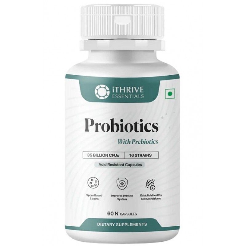 Ithrive Probiotics with prebiotics 35 Billion CFU - 60 Capsules