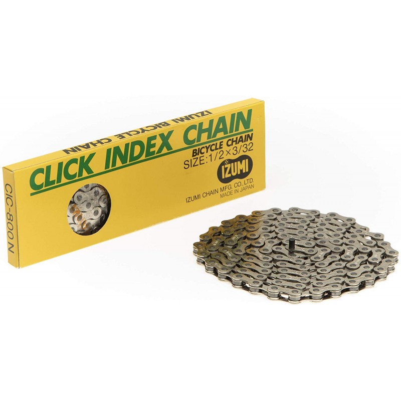 Izumi 1/2 X 3/32 5/6/7-8 Speed 116L Chain Silver