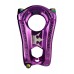 KRSEC Short Bar Stem 31.8mm 50mm Aluminum Alloy for 1-1/8" MTB/Road Bike Fork Purple