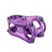 KRSEC Short Bar Stem 31.8mm 50mm Aluminum Alloy for 1-1/8" MTB/Road Bike Fork Purple