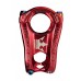 KRSEC Short Bar Stem 31.8mm 50mm Aluminum Alloy for 1-1/8" MTB/Road Bike Fork Red