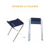 Kingcamp Aluminium Folding Stool Blue KC3836