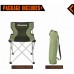 Kingcamp Compact Chair L Green Stripes KC3801