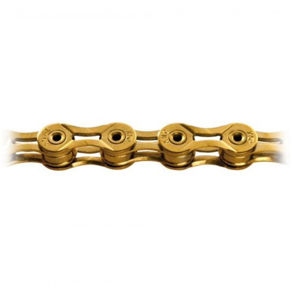 kmc 10 speed chain gold