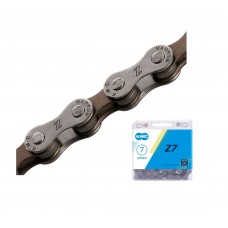 KMC Z7 Bike Chain 7 Speed Grey Brown