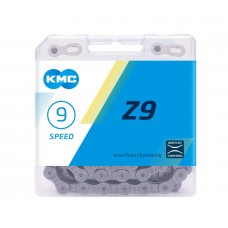KMC Z9 Bike Chain 9 Speed Grey Grey