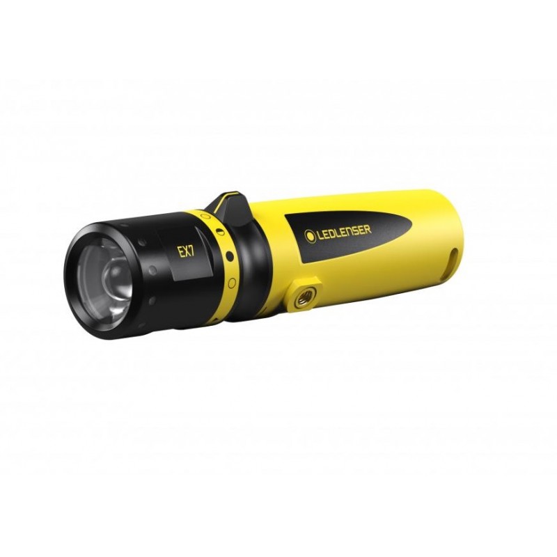 LED Lenser EX7 Rechargeable Flash Light Yellow