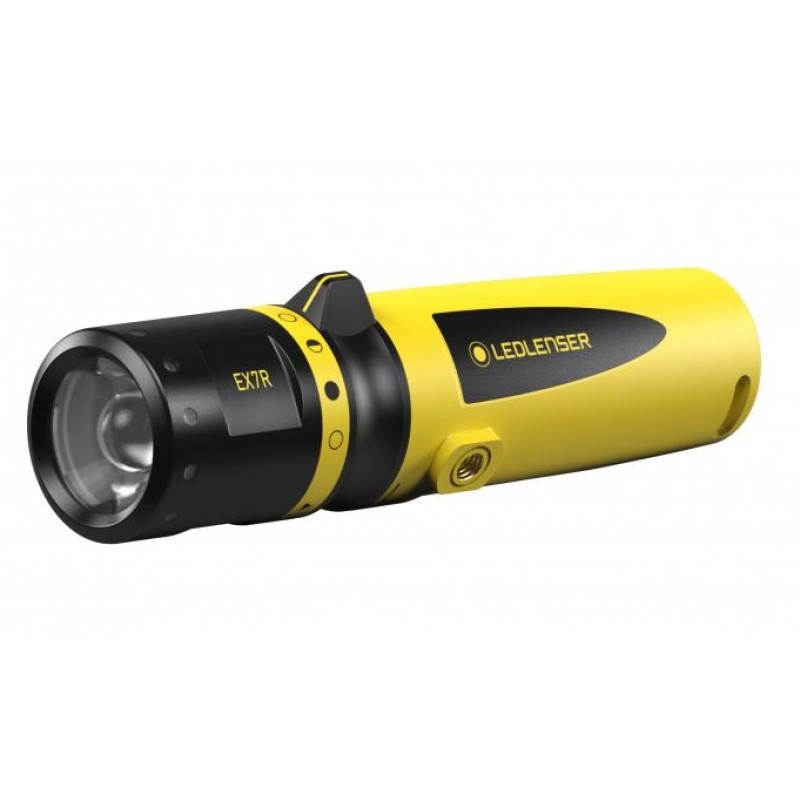LED Lenser EX7R Core Rechargeable Flash Light Yellow