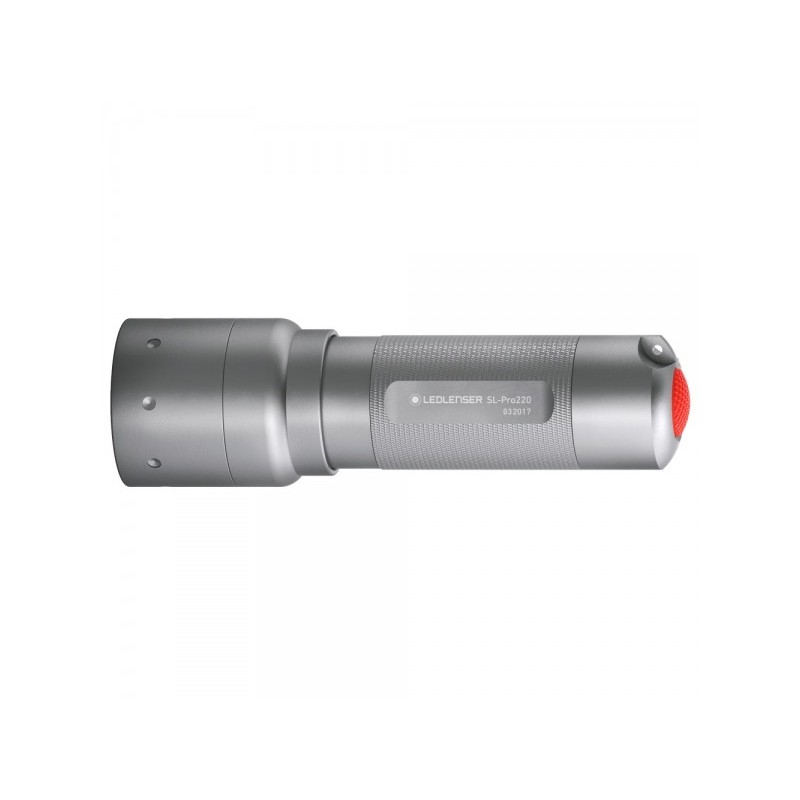 LED Lenser SL-Pro 220 Core Rechargeable Flash Light Silver