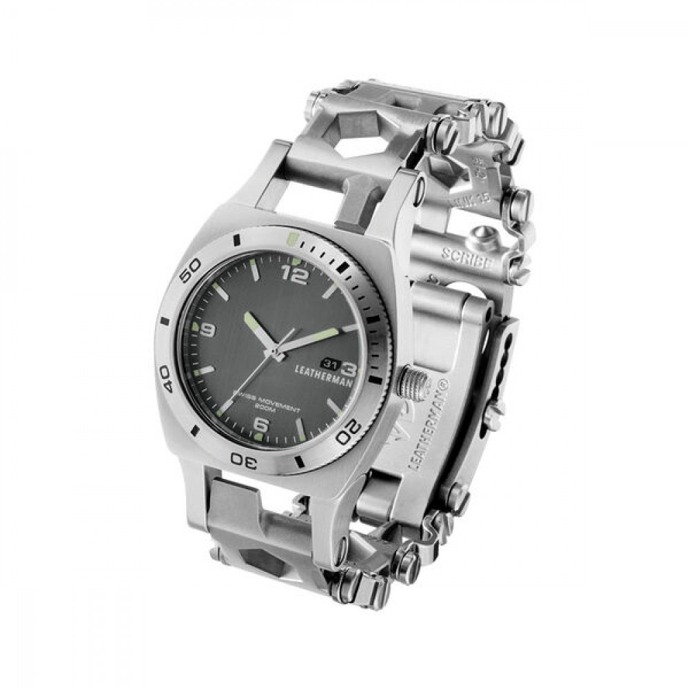 Leatherman  Tread Tempo Watch Customizable Multitool Timepiece Black   Amazonin Fashion