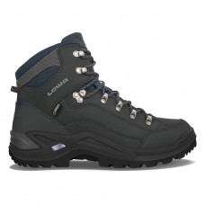 Lowa Renegade GTX Mid Hiking Shoe  (Dark Grey/Navy)