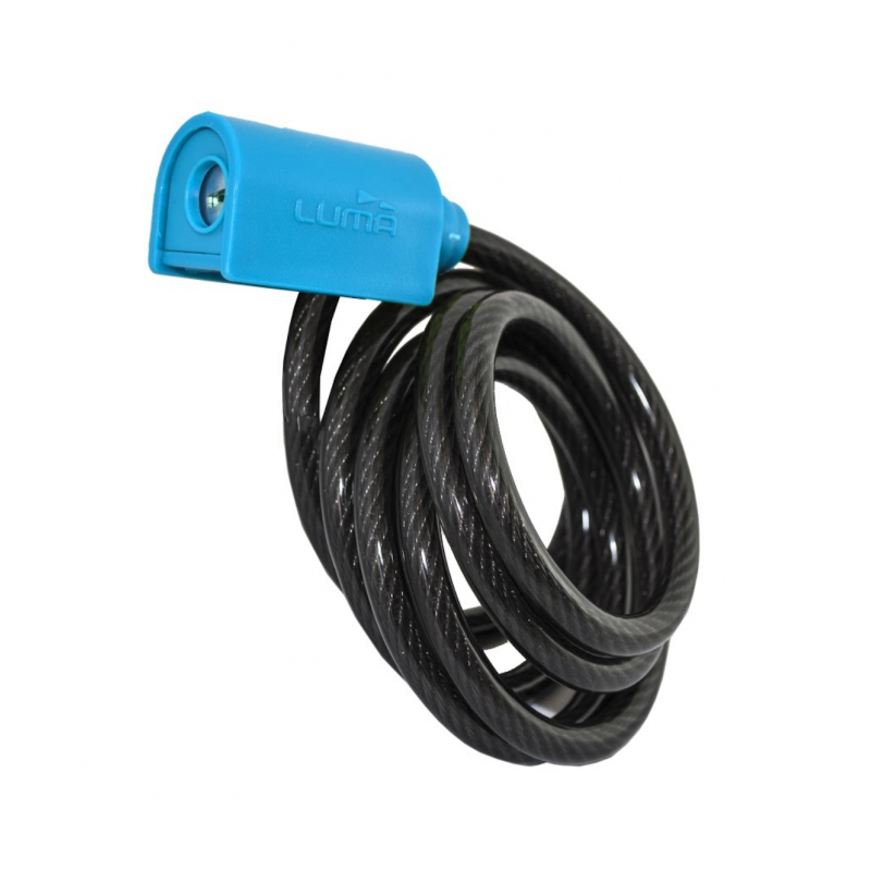 Luma Enduro 7334 Spiral Bicycle Lock 150cm Blue