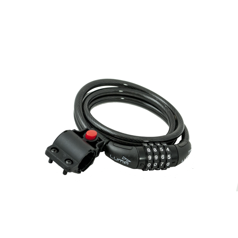 Luma Enduro Spiral Match Cycle Lock 10x150 Black