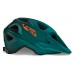 MET Echo MTB Cycling Helmet Alpine Green Orange Matt 2021