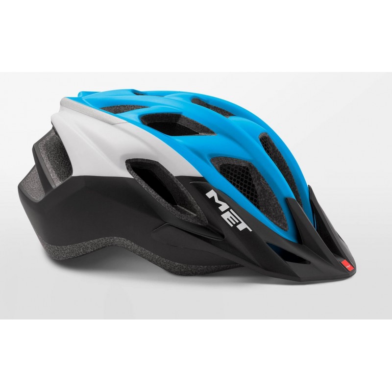 MET Funandgo Active Cycling Helmet Cyan Black White Matt 2019
