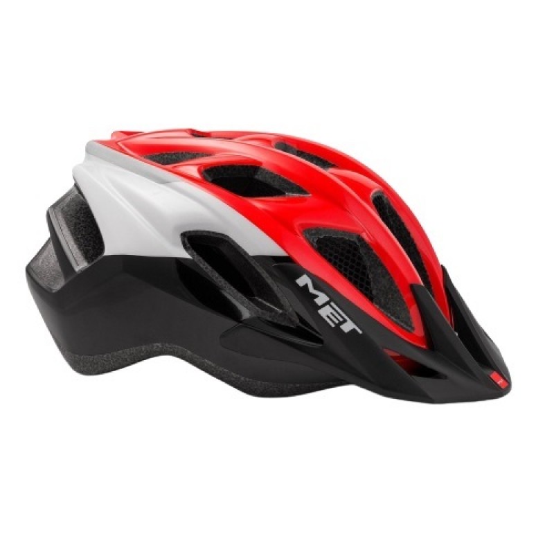 MET Funandgo Active Cycling Helmet Red Black White Glossy 2019