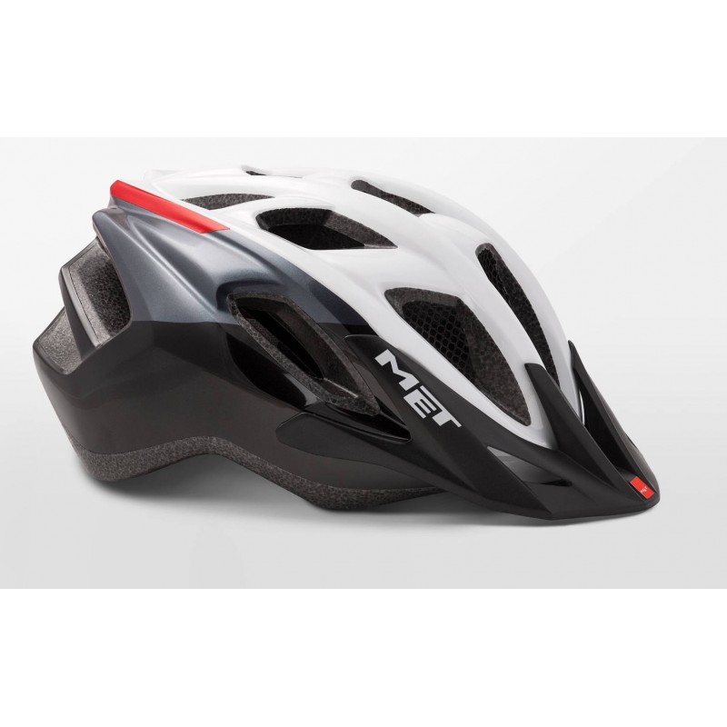 MET Funandgo Active Cycling Helmet White Black Glossy 2019