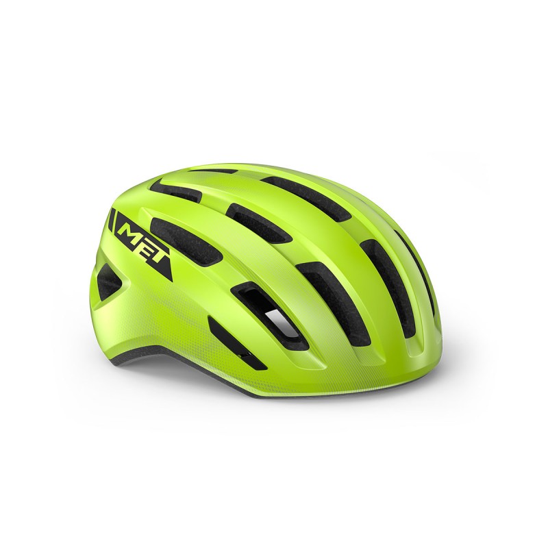 MET Miles Active Cycling Helmet Fluo Yellow Glossy  2021