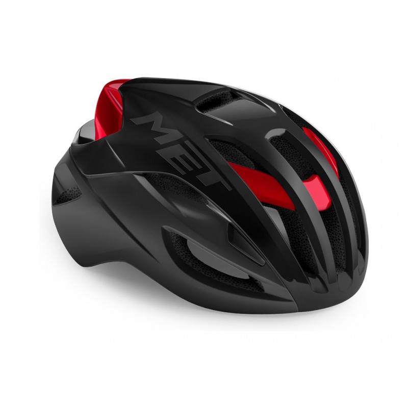 MET Rivale Road Cycling Helmet Black Red Metallic Matt Glossy 2021