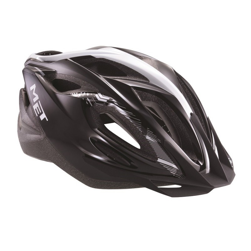 MET Xilo Cycle Helmet Black-Silver 2017