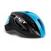 MET Strale Road Cycling Helmet Black Cyan Panel/Glossy 2021