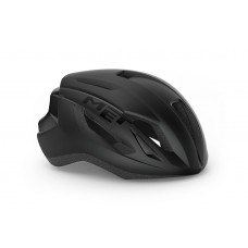 MET Strale Road Cycling Helmet Black/Matt Glossy 2021
