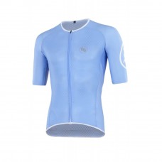 MB Wear Ultralight Unisex Cycling Jersey Smile Light Blue