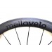 MelloVelo Road Carbon Wheel Set 50mm Matt Black Rim Brake