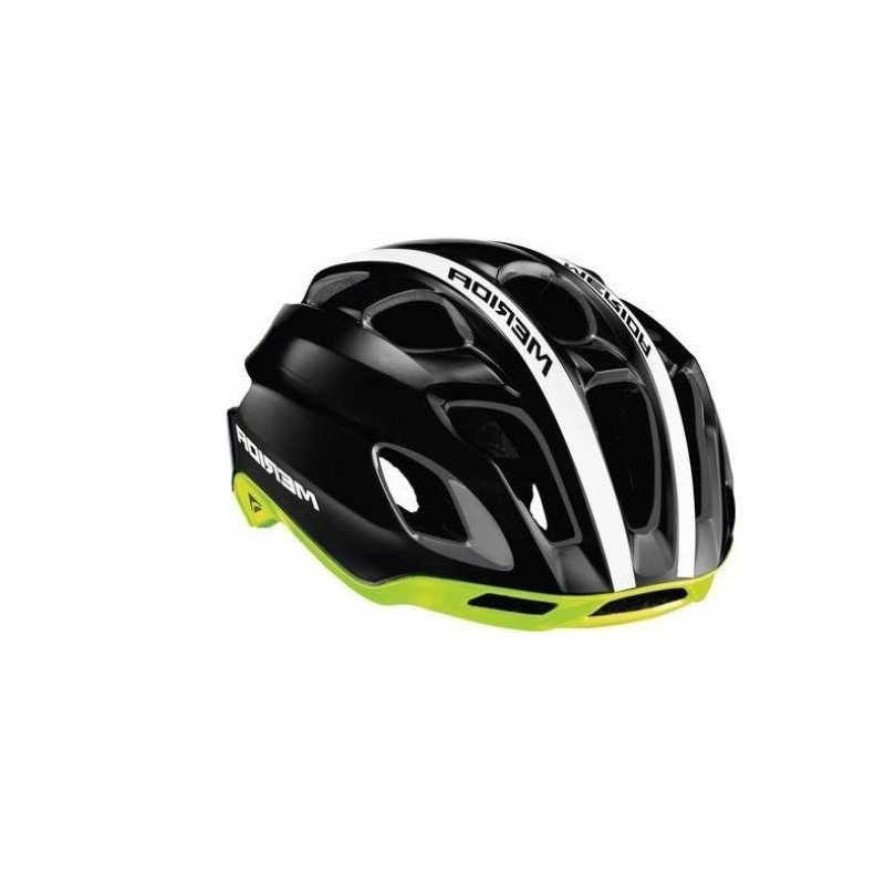 Merida Team Race AR3 Road Bike Helmet Glossy Black-Green