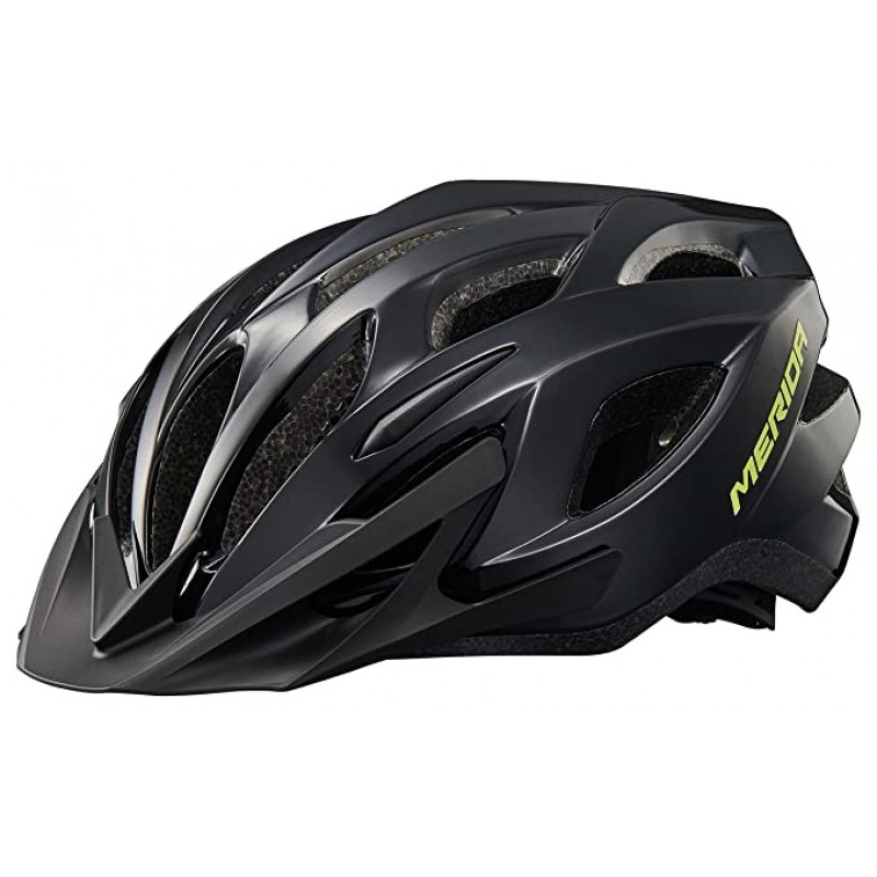 Merida Charger Men Mtb Cycling Helmet Shiny Black 