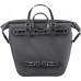 Merida Expert City Stripe Panier Bag Black/Grey