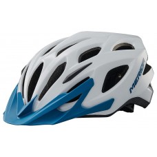 Merida Charger MTB Helmet Shiny White/Blue  (Kj201-A-1 )