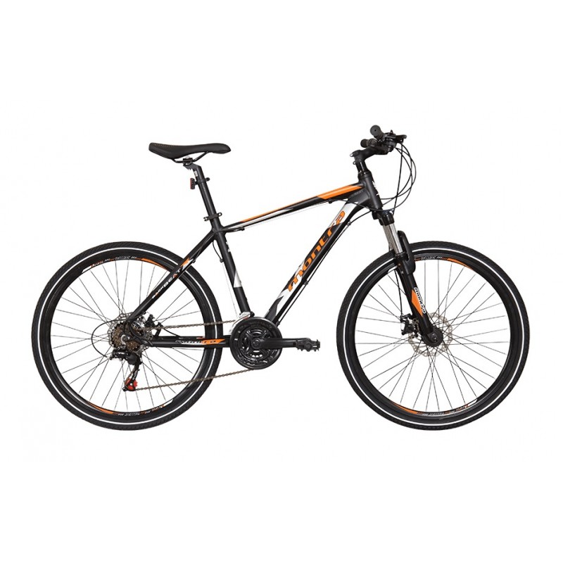 Montra Backbeat 26 MTB Bike 2018 Black With Orange/Grey Graphics