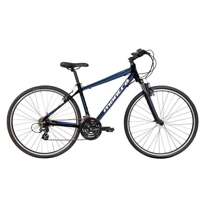 Montra Blues 1.1 Hybrid Bike 2018 Black With Blue Graphics