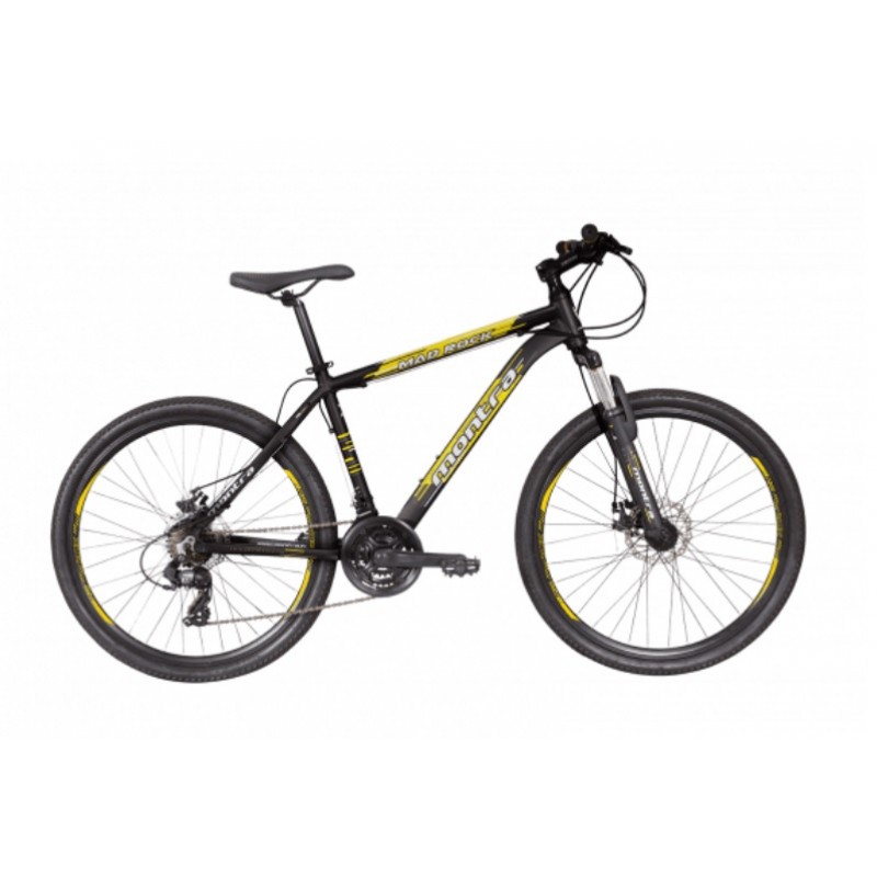 Montra Madrock 29 MTB Bike 2018 Grey With Yellow Graphics