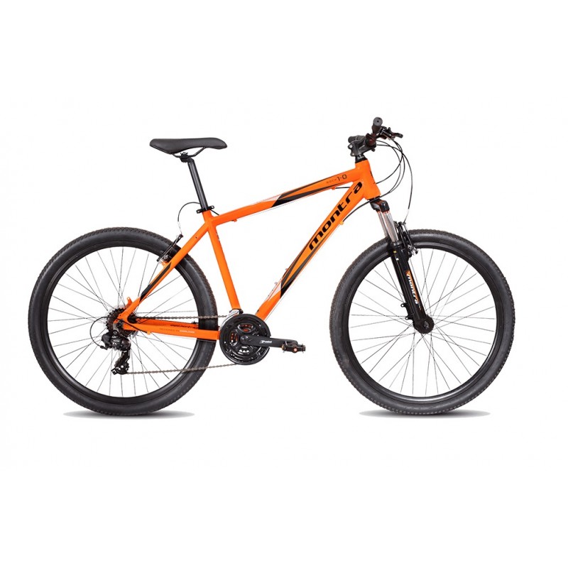 Montra Rock 1.0 (27.5) MTB Bike 2018 Orange With Black Yellow White Graphics