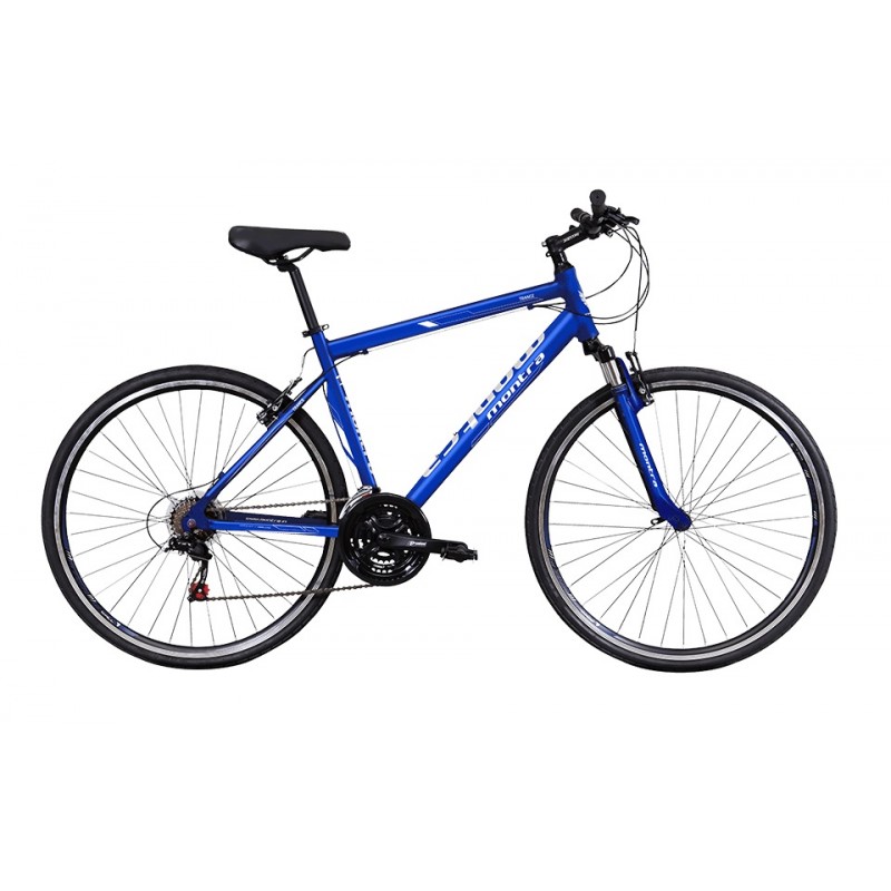 Montra Trance Hybrid Bike 2018 Blue With White Graphics