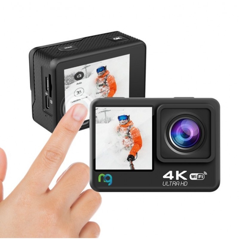 NG Sports Action Camera 4K (Touch) Black