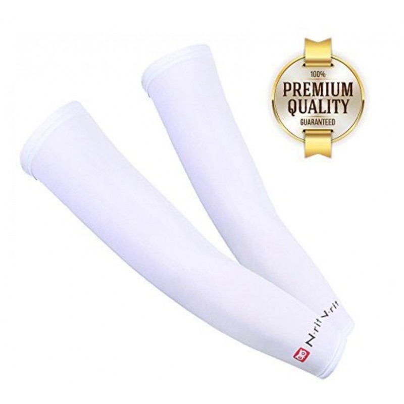 N-Rit Tube 9 Coolet Arm Sleeve White